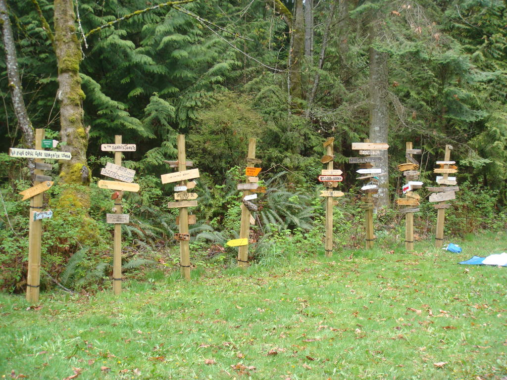 Troop signs